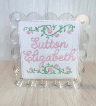 Load image into Gallery viewer, Scallop Acrylic Name Plate