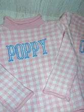 Load image into Gallery viewer, Pink Check Rollneck Sweater