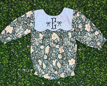 Load image into Gallery viewer, Winter Blue Floral Bubble