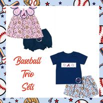 Baseball Trio Set