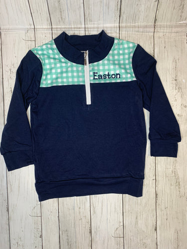 Gingham Pull Over