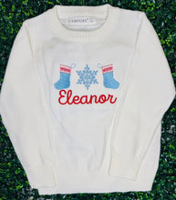 Load image into Gallery viewer, White Campure Sweater