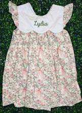 Load image into Gallery viewer, Sutton Bow Back Vintage Floral Print Dress