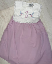 Load image into Gallery viewer, Lavender Swiss Dot Dress