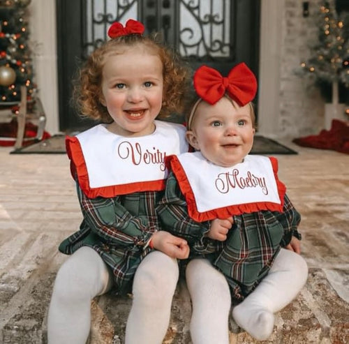 Green Plaid Christmas Bubble