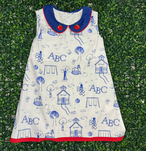 Girls Back To School Dress