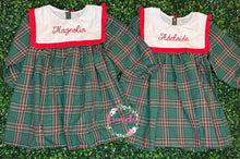 Load image into Gallery viewer, Green Christmas Plaid Dress