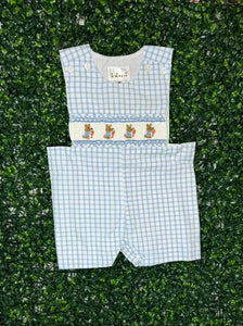 Peter Rabbit Handsmocked Jon Jon