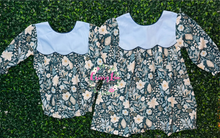 Load image into Gallery viewer, Winter Blue Floral Dress