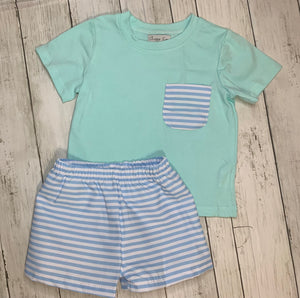 Mint Short Set